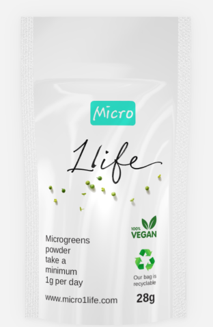 Micro1Life Microgreens Powder – Pure Plant Power for Daily Wellness